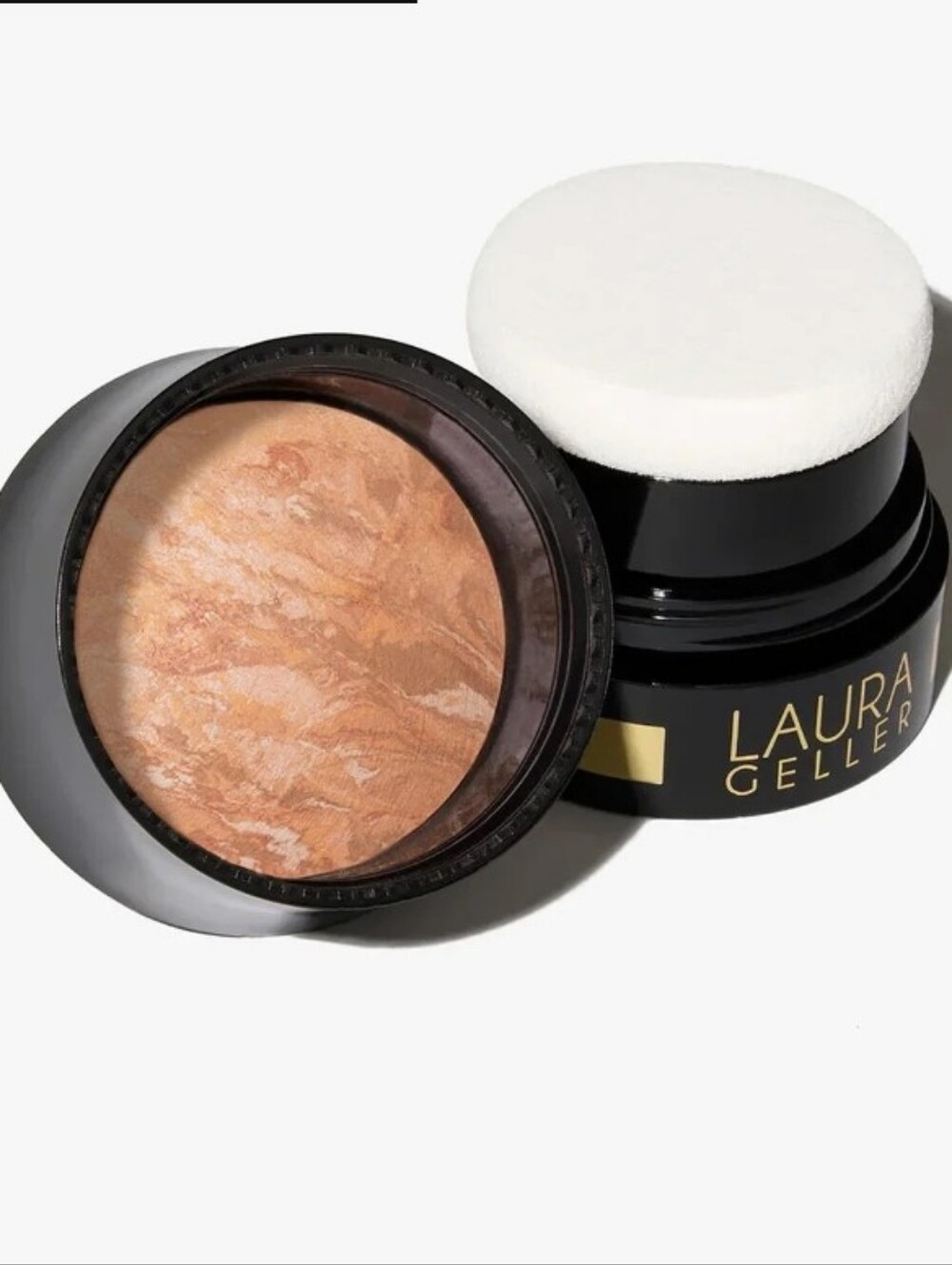 Laura Geller Marbleized Foundation & Applicator - Warm Marble Tan